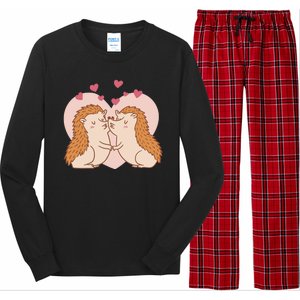 Hedgehogs In Love Long Sleeve Pajama Set