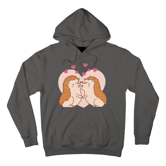 Hedgehogs In Love Hoodie