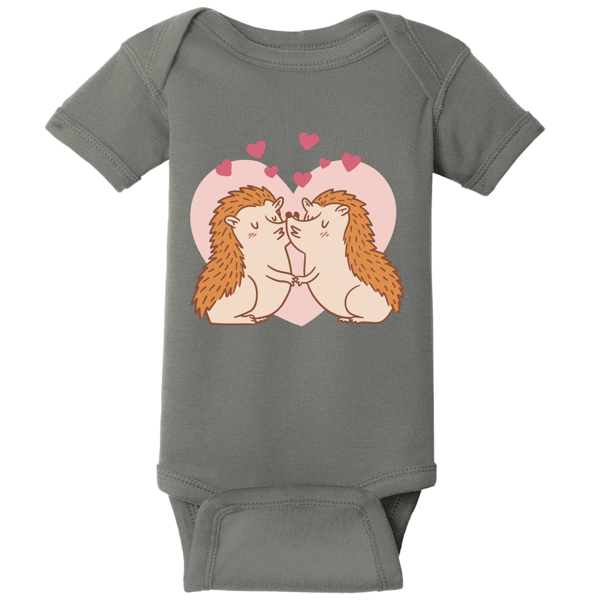 Hedgehogs In Love Baby Bodysuit