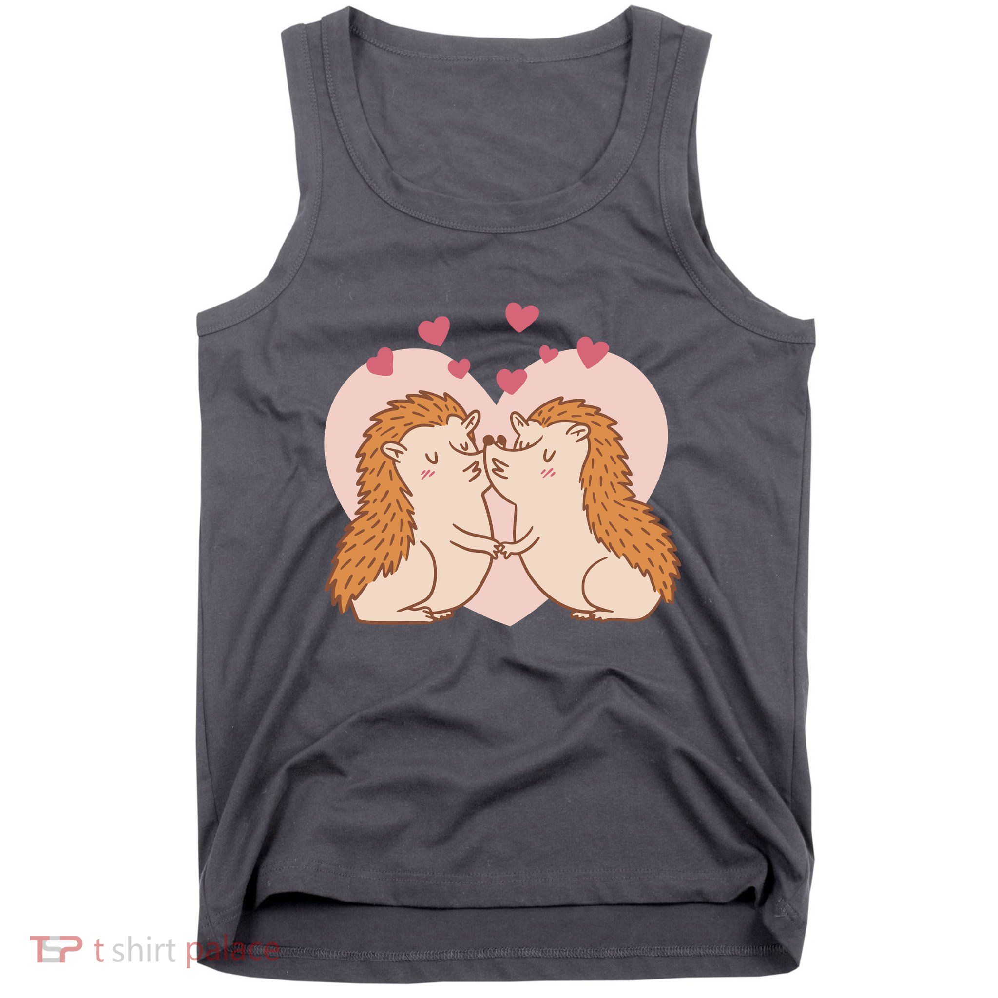Hedgehogs In Love Tank Top