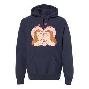 Hedgehogs In Love Premium Hoodie