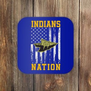 Haskell Indians Logo Nation Hs Coaster