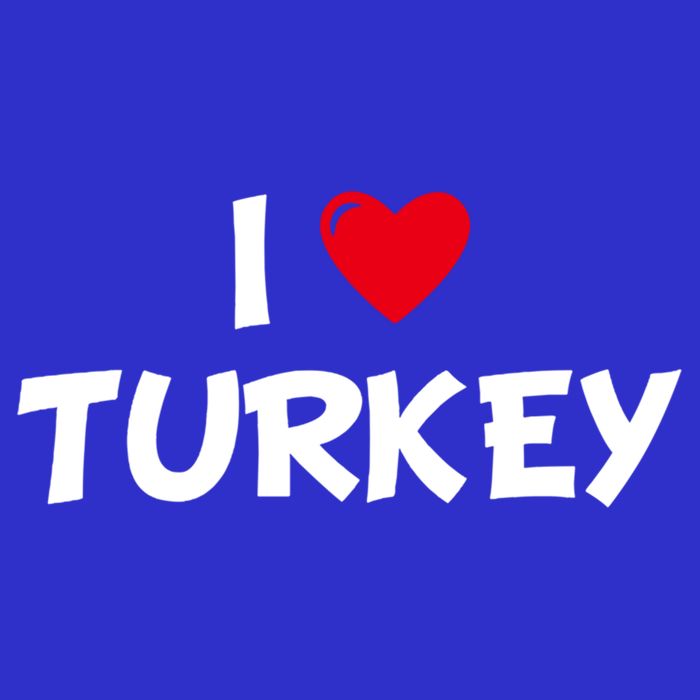 Heart I Love Turkey Cool Gift 16 in Basic Backpack
