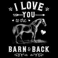 Horse I Love You To The Barn And Back Horseback Riding Backpack
