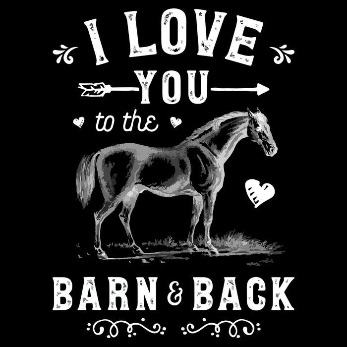 Horse I Love You To The Barn And Back Horseback Riding Backpack