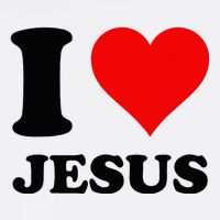 Heart I Love Jesus Cooling Performance Crew T-Shirt