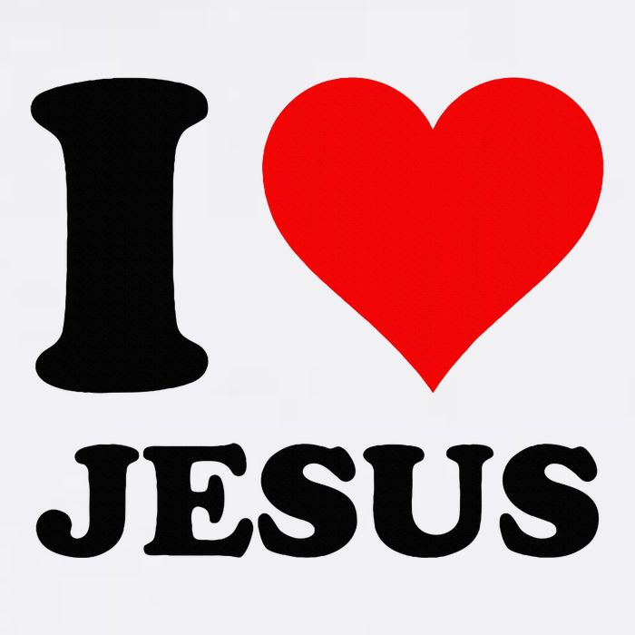 Heart I Love Jesus Cooling Performance Crew T-Shirt