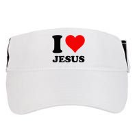 Heart I Love Jesus Adult Drive Performance Visor
