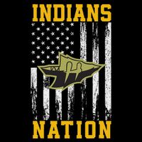 Haskell Indians Logo Nation Hs Cooling Performance Long Sleeve Crew