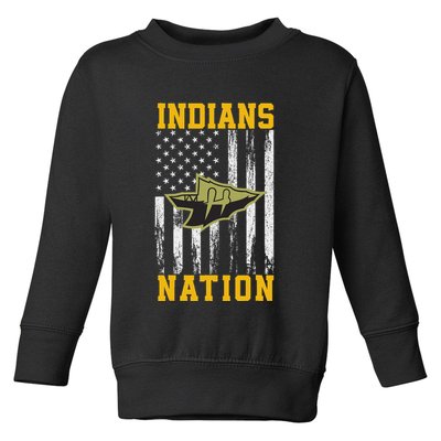 Haskell Indians Logo Nation Hs Toddler Sweatshirt