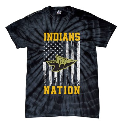 Haskell Indians Logo Nation Hs Tie-Dye T-Shirt
