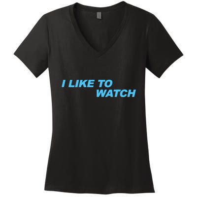 Harrystyles I Like To Watch Women's V-Neck T-Shirt