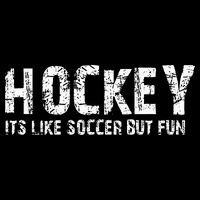 Hockey ItS Like Soccer But Fun Doggie Tank