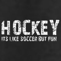Hockey ItS Like Soccer But Fun Golf Towel