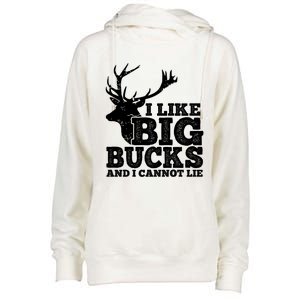 Hunter I Like Big Bucks And I Cannot Lie Deer Hunting Pun Cool Gift Womens Funnel Neck Pullover Hood