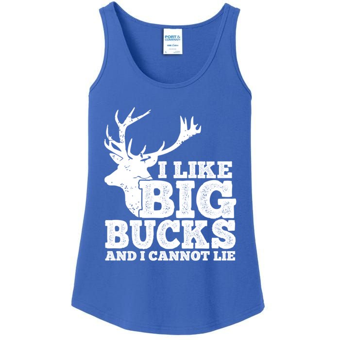 Hunter I Like Big Bucks And I Cannot Lie Deer Hunting Pun Cool Gift Ladies Essential Tank