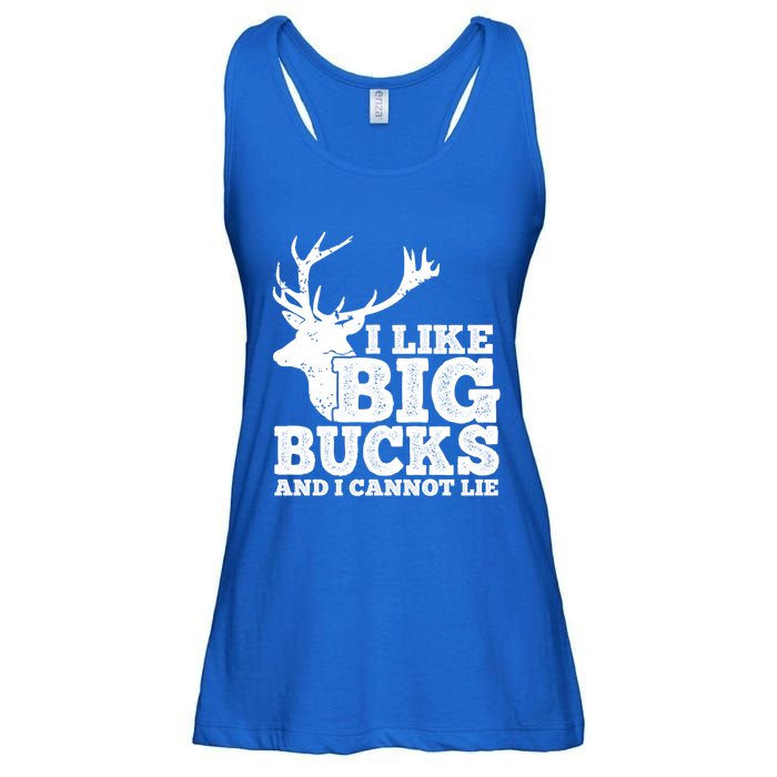 Hunter I Like Big Bucks And I Cannot Lie Deer Hunting Pun Cool Gift Ladies Essential Flowy Tank