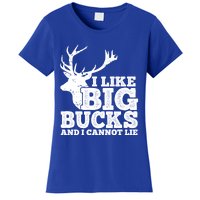 Hunter I Like Big Bucks And I Cannot Lie Deer Hunting Pun Cool Gift Women's T-Shirt