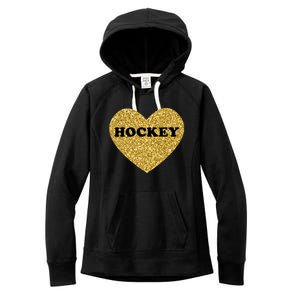 Hockey I Love Hockey Gift Women's Fleece Hoodie