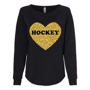 Hockey I Love Hockey Gift Womens California Wash Sweatshirt