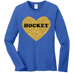 Hockey I Love Hockey Gift Ladies Long Sleeve Shirt