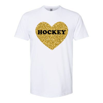 Hockey I Love Hockey Gift Softstyle® CVC T-Shirt