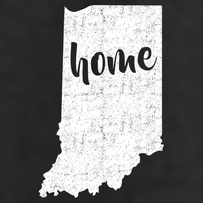 Indiana Home State 7 Panel Mesh Trucker Snapback Hat
