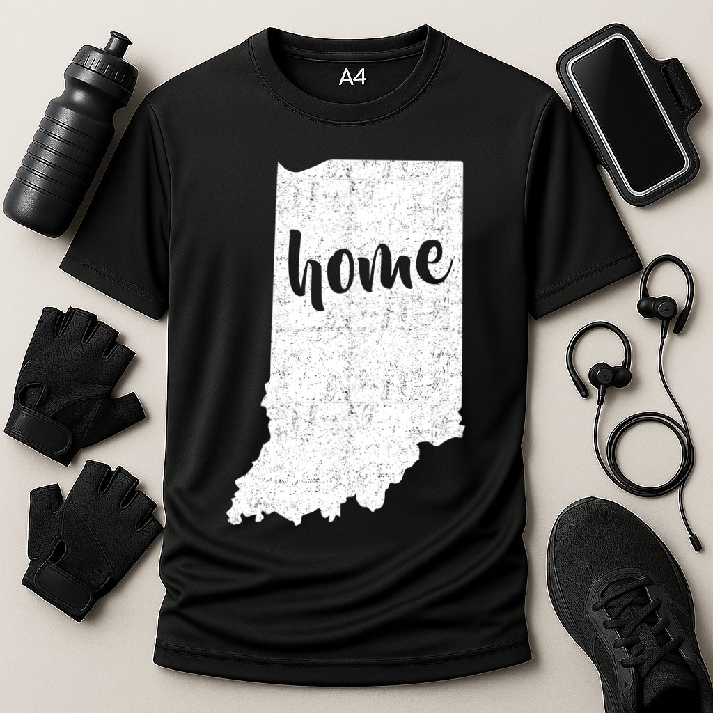 Indiana Home State Cooling Performance Crew T-Shirt