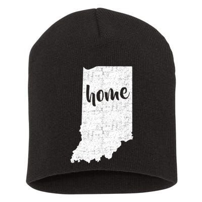 Indiana Home State Short Acrylic Beanie