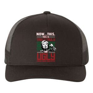 Hillary Now This Is Truly An Ugly Christmas Sweater Yupoong Adult 5-Panel Trucker Hat