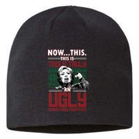 Hillary Now This Is Truly An Ugly Christmas Sweater Sustainable Beanie