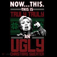 Hillary Now This Is Truly An Ugly Christmas Sweater 16 in Basic Backpack