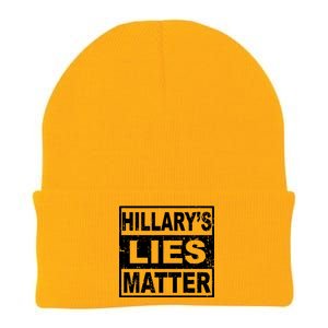 Hillary's Lies Matter Knit Cap Winter Beanie