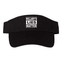 Hillary's Lies Matter Valucap Bio-Washed Visor