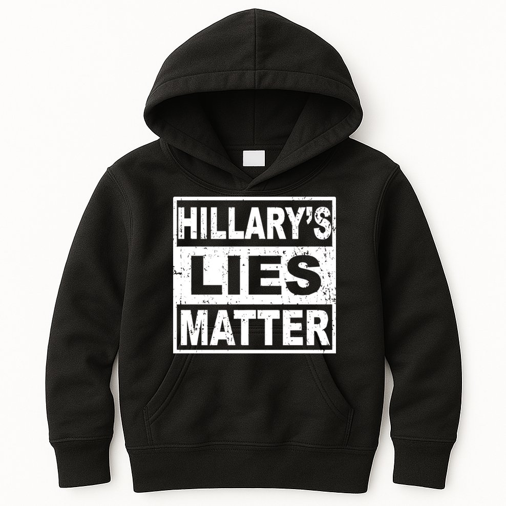 Hillary's Lies Matter Kids Hoodie