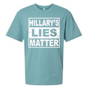 Hillary's Lies Matter Sueded Cloud Jersey T-Shirt