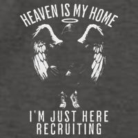 Heaven Is My Home IM Just Here Recruiting Vector Backpack