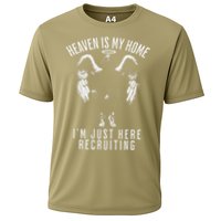 Heaven Is My Home IM Just Here Recruiting Cooling Performance Crew T-Shirt