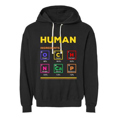 Human Ingredients Medical Laboratory Science Lab Technician Garment-Dyed Fleece Hoodie