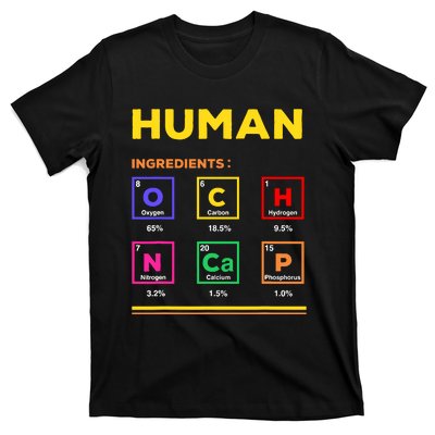 Human Ingredients Medical Laboratory Science Lab Technician T-Shirt