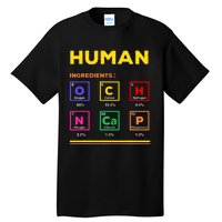 Human Ingredients Medical Laboratory Science Lab Technician Tall T-Shirt