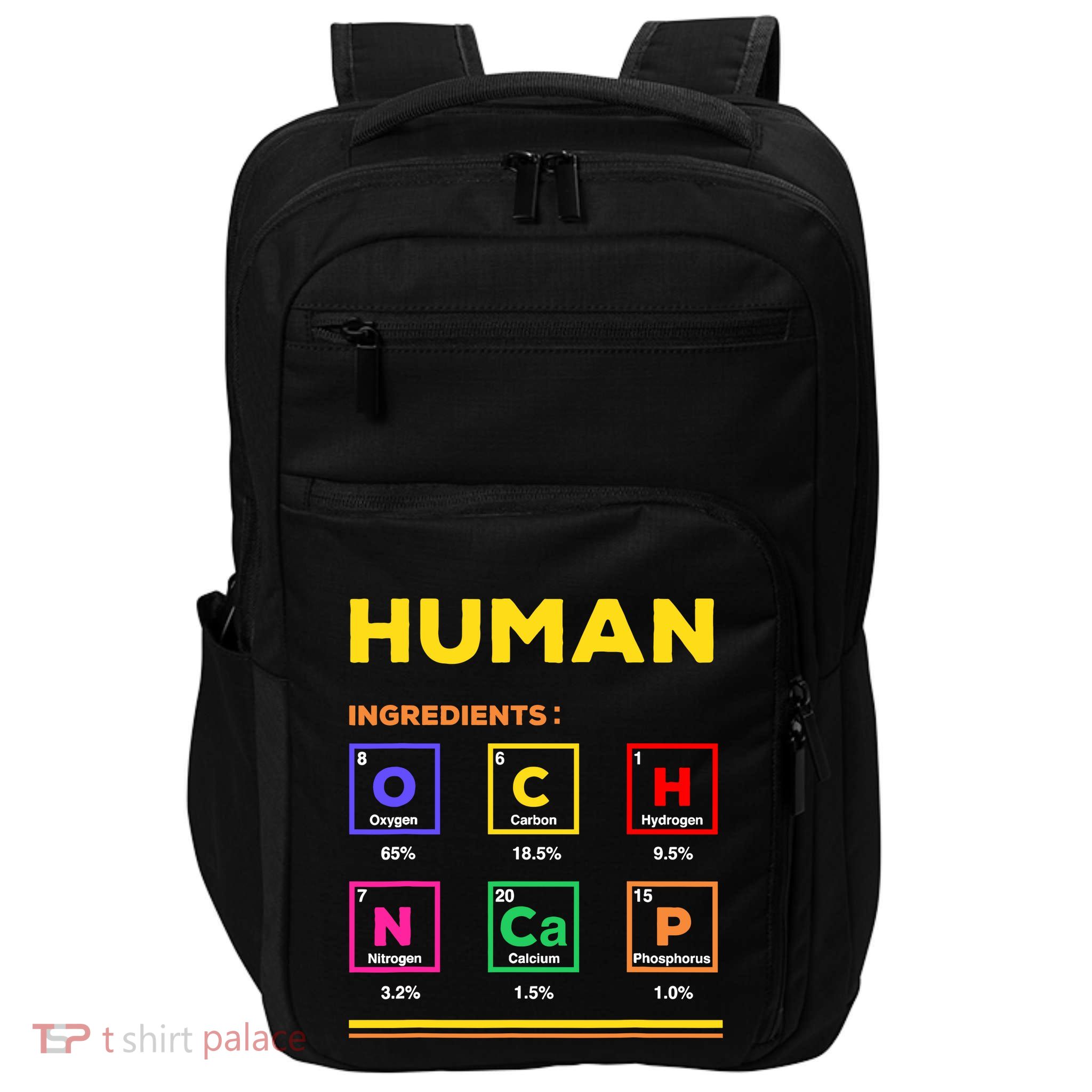 Human Ingredients Medical Laboratory Science Lab Technician Impact Tech Backpack