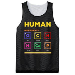 Human Ingredients Medical Laboratory Science Lab Technician Mesh Reversible Basketball Jersey Tank