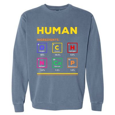 Human Ingredients Medical Laboratory Science Lab Technician Garment-Dyed Sweatshirt