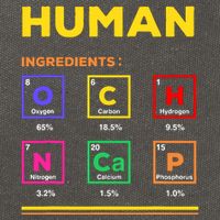Human Ingredients Medical Laboratory Science Lab Technician Cotton Canvas Backpack