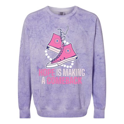 Hope Is Making A Comeback Chucks And Pearls Colorblast Crewneck Sweatshirt