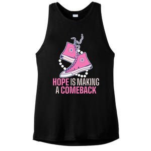 Hope Is Making A Comeback Chucks And Pearls Ladies PosiCharge Tri-Blend Wicking Tank