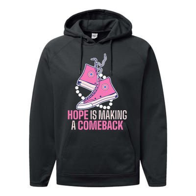 Hope Is Making A Comeback Chucks And Pearls Performance Fleece Hoodie