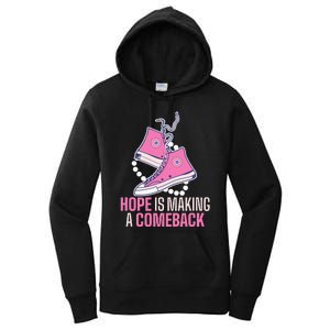 Hope Is Making A Comeback Chucks And Pearls Women's Pullover Hoodie