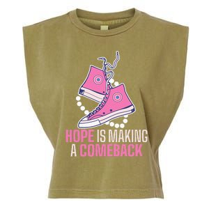 Hope Is Making A Comeback Chucks And Pearls Garment-Dyed Women's Muscle Tee